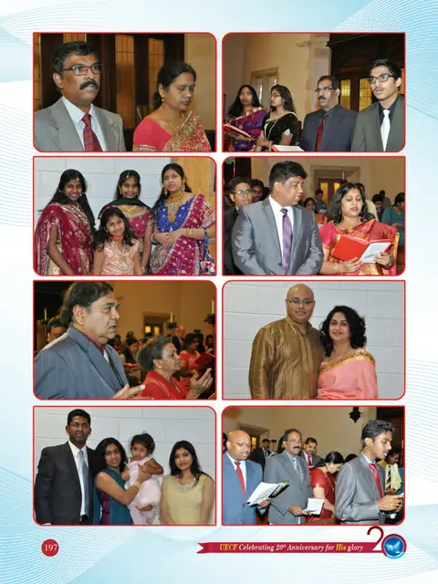 UECF families and events — souvenir page 197