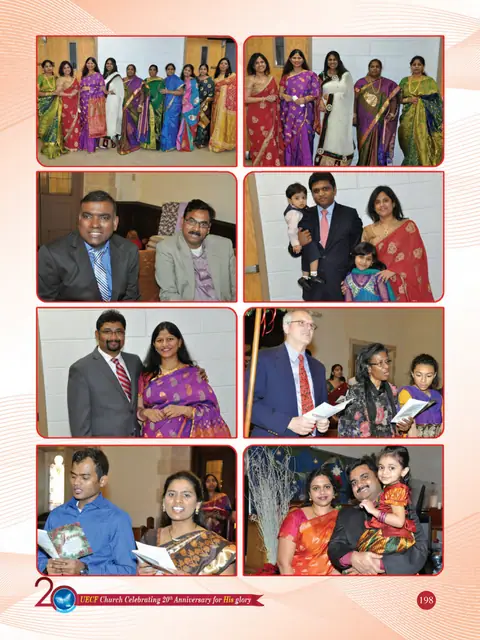 UECF families and events — souvenir page 198