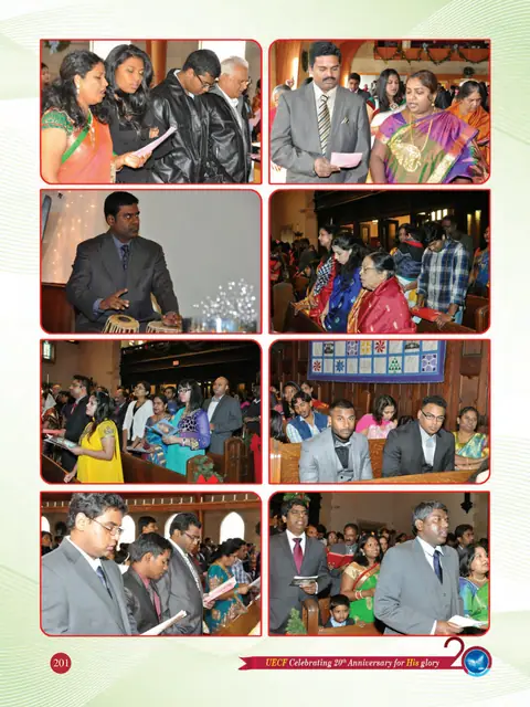UECF families and events — souvenir page 201