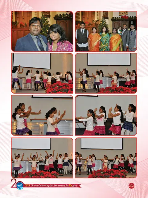 UECF families and events — souvenir page 202