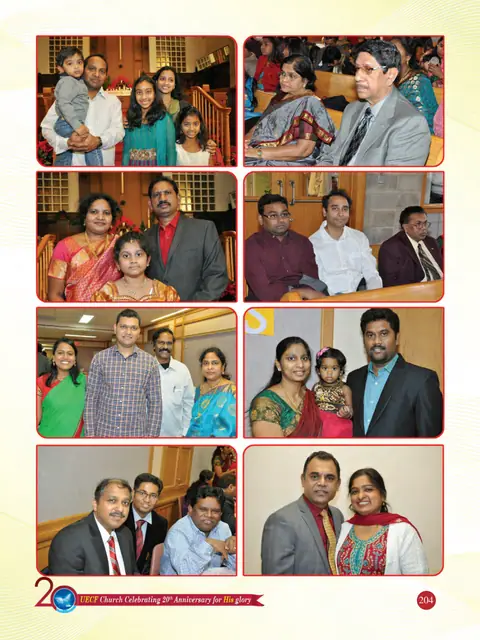 UECF families and events — souvenir page 204