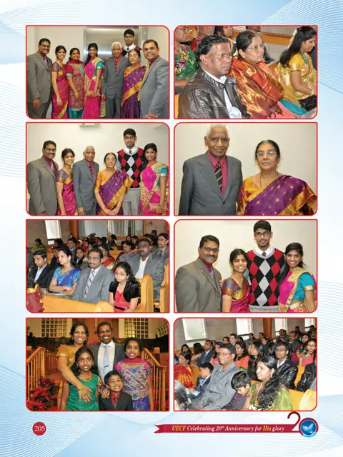 UECF families and events — souvenir page 205