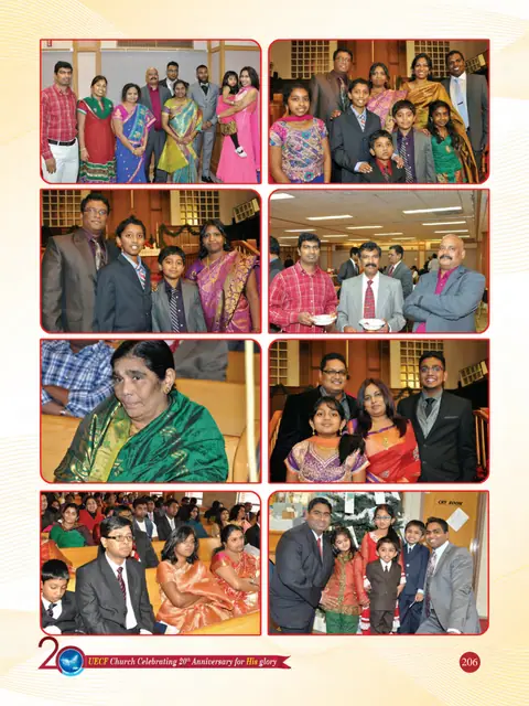 UECF families and events — souvenir page 206