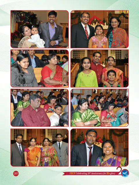UECF families and events — souvenir page 207