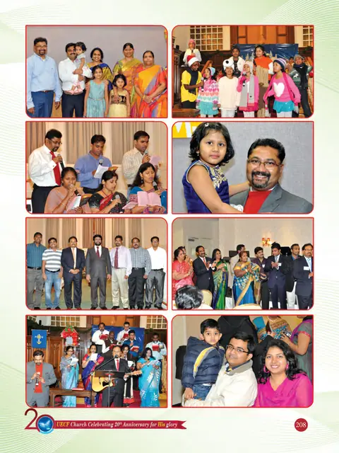 UECF families and events — souvenir page 208