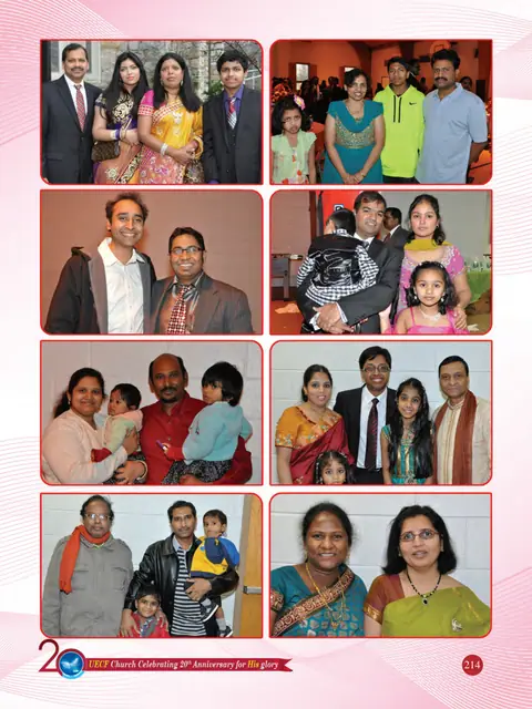 UECF families and events — souvenir page 214