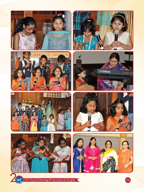 UECF families and events — souvenir page 216