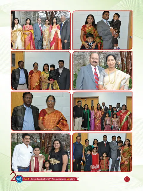 UECF families and events — souvenir page 218