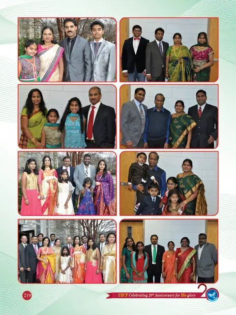 UECF families and events — souvenir page 219