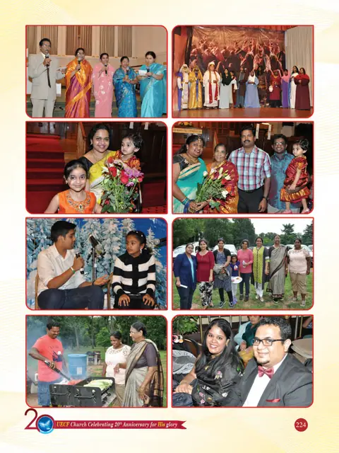 UECF families and events — souvenir page 224