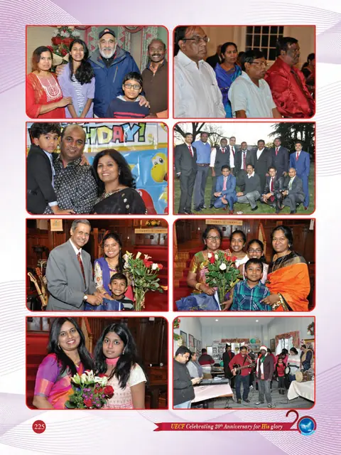 UECF families and events — souvenir page 225