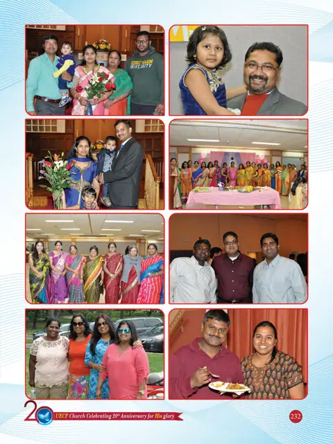 UECF families and events — souvenir page 232