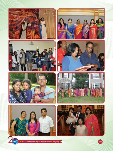 UECF families and events — souvenir page 234