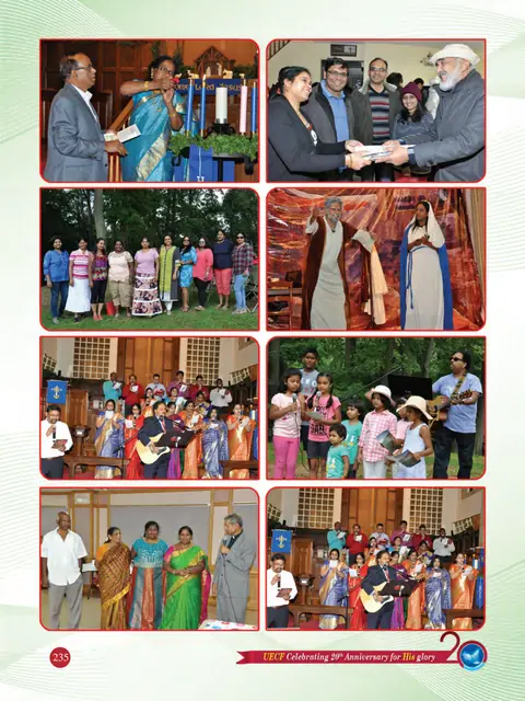 UECF families and events — souvenir page 235