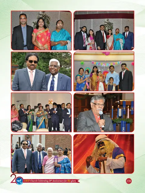 UECF families and events — souvenir page 238
