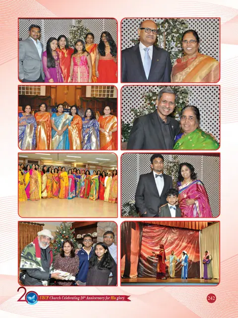 UECF families and events — souvenir page 242