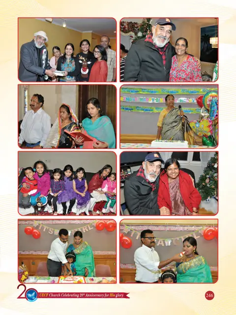 UECF families and events — souvenir page 246