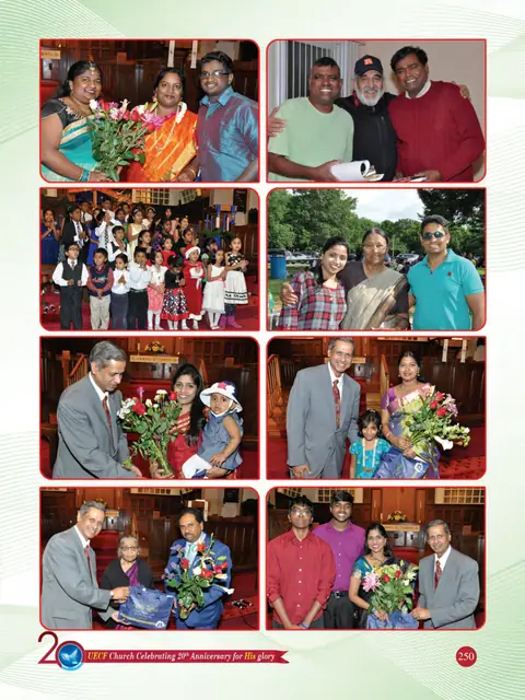 UECF families and events — souvenir page 250