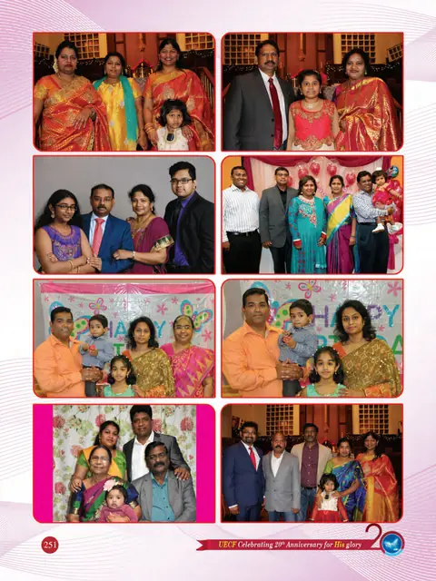 UECF families and events — souvenir page 251