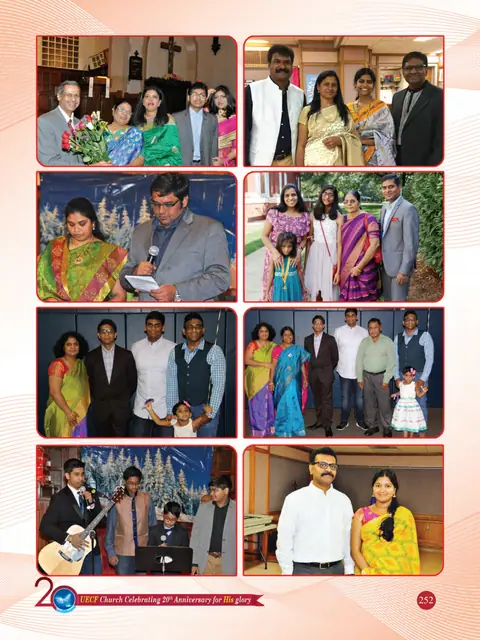 UECF families and events — souvenir page 252
