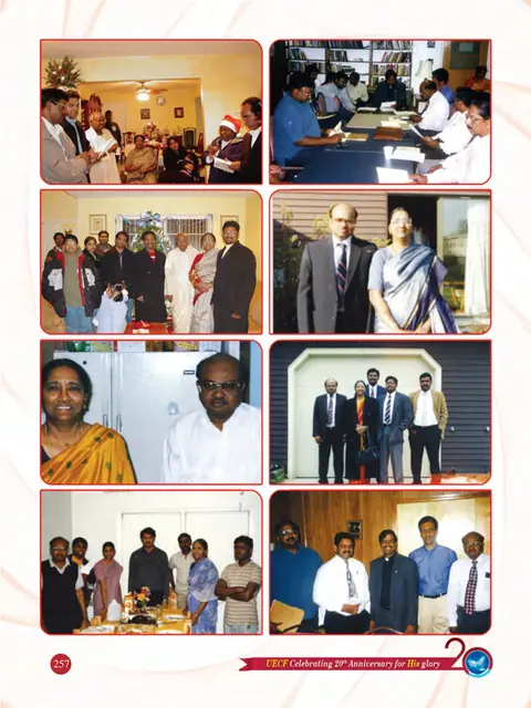 UECF families and events — souvenir page 257