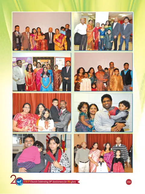 UECF families and events — souvenir page 280