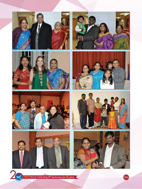 UECF families and events — souvenir page 284