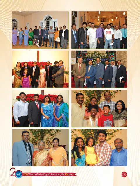 UECF families and events — souvenir page 292
