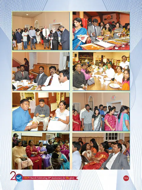 UECF families and events — souvenir page 304