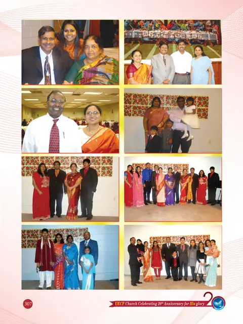 UECF families and events — souvenir page 307