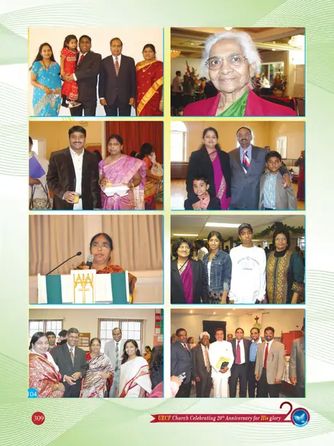 UECF families and events — souvenir page 309