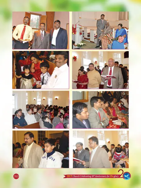 UECF families and events — souvenir page 313
