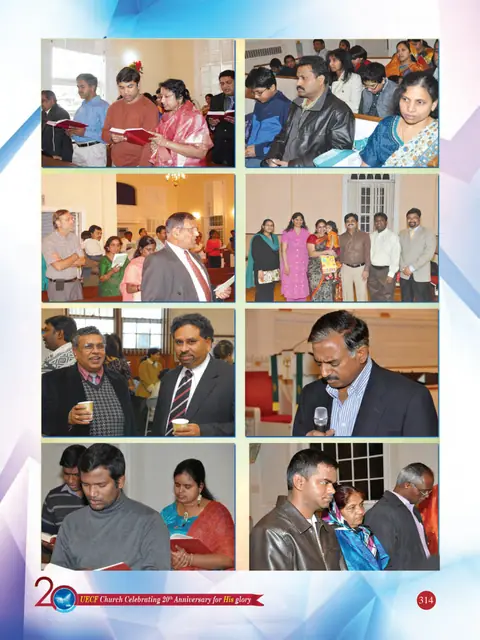 UECF families and events — souvenir page 314