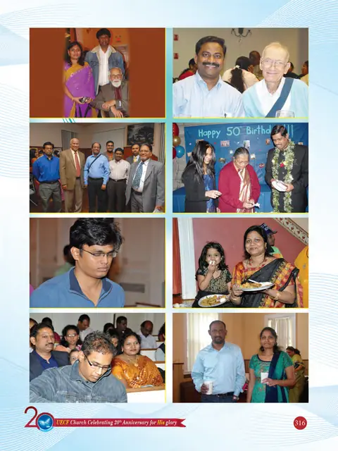 UECF families and events — souvenir page 316