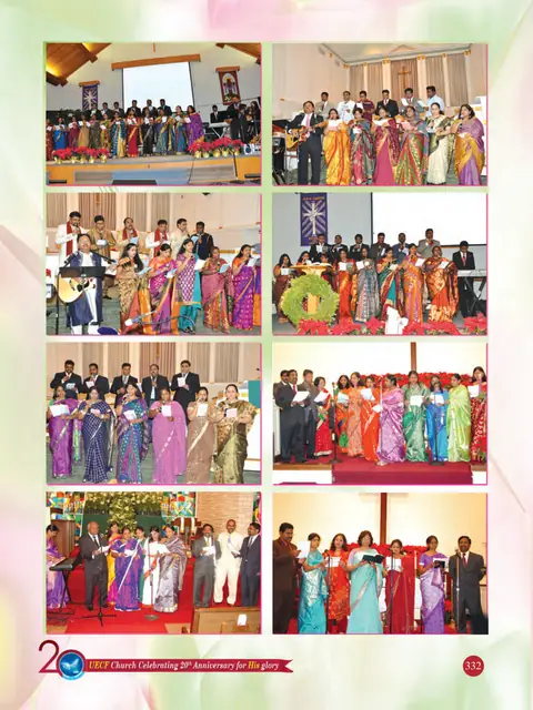 UECF families and events — souvenir page 332
