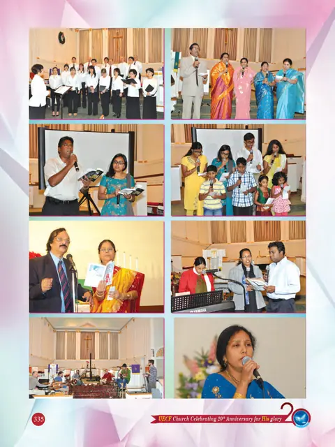 UECF families and events — souvenir page 335