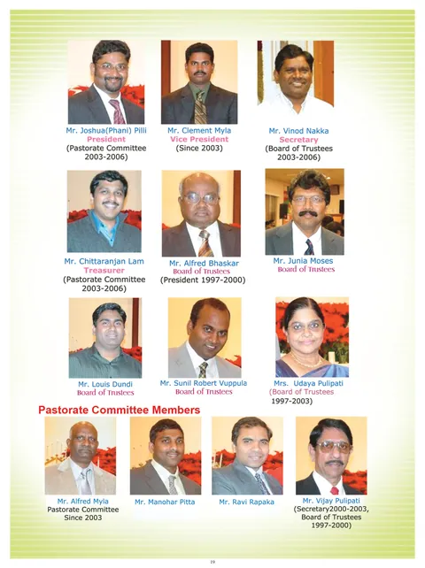 Greetings from Ministries and Friends — Souvenir page 19