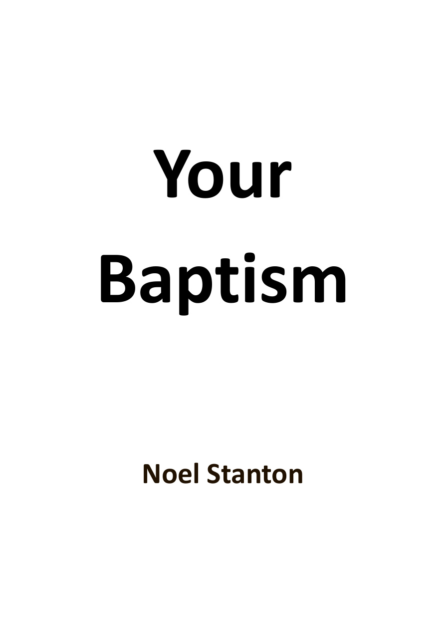 Cover of Your-Baptism-Noel-Stanton