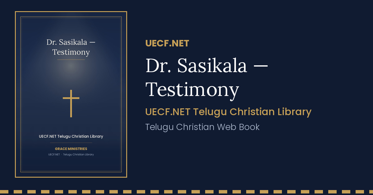 Dr. Sasikala — Testimony