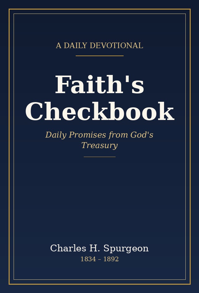 Cover of Faith's Checkbook by Charles H. Spurgeon