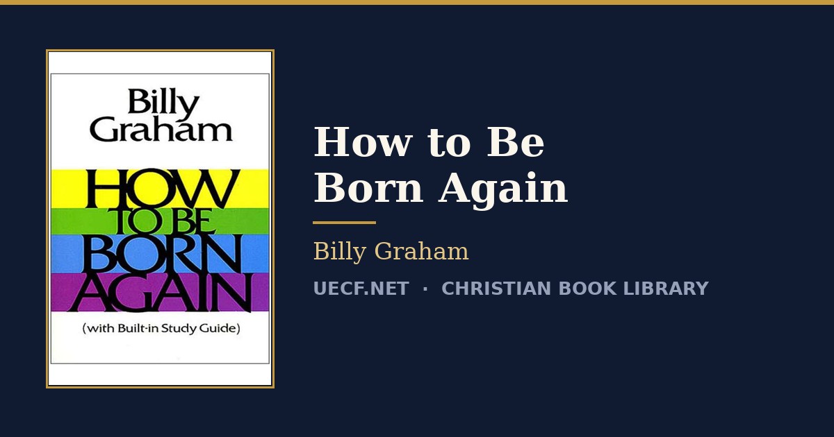 How to Be Born Again