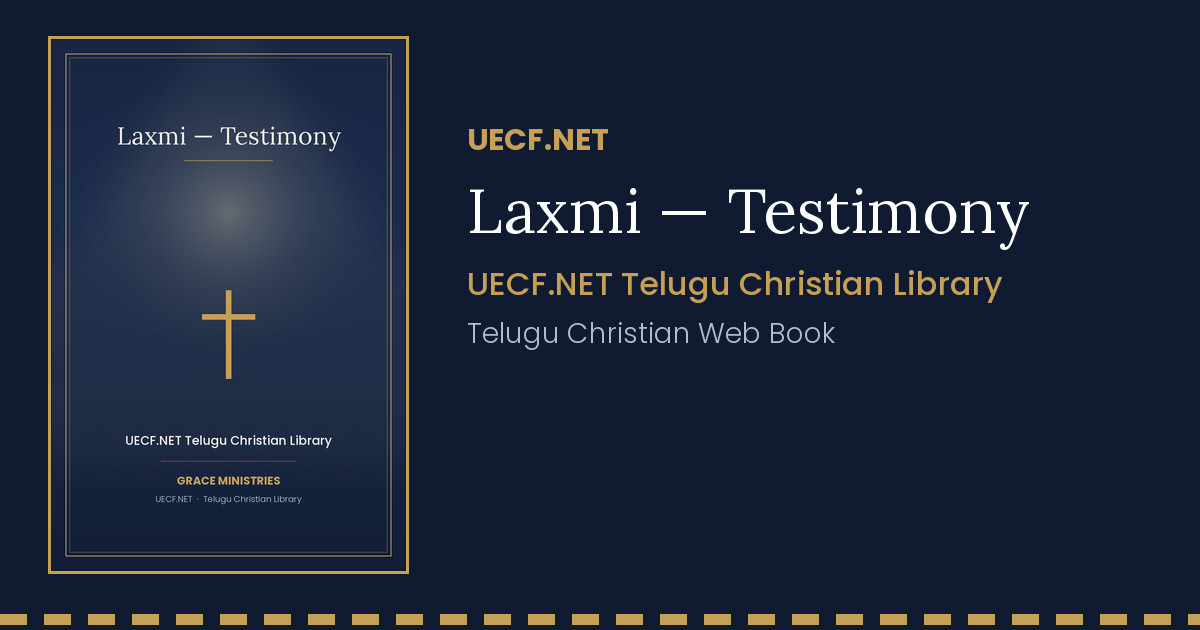 Laxmi — Testimony