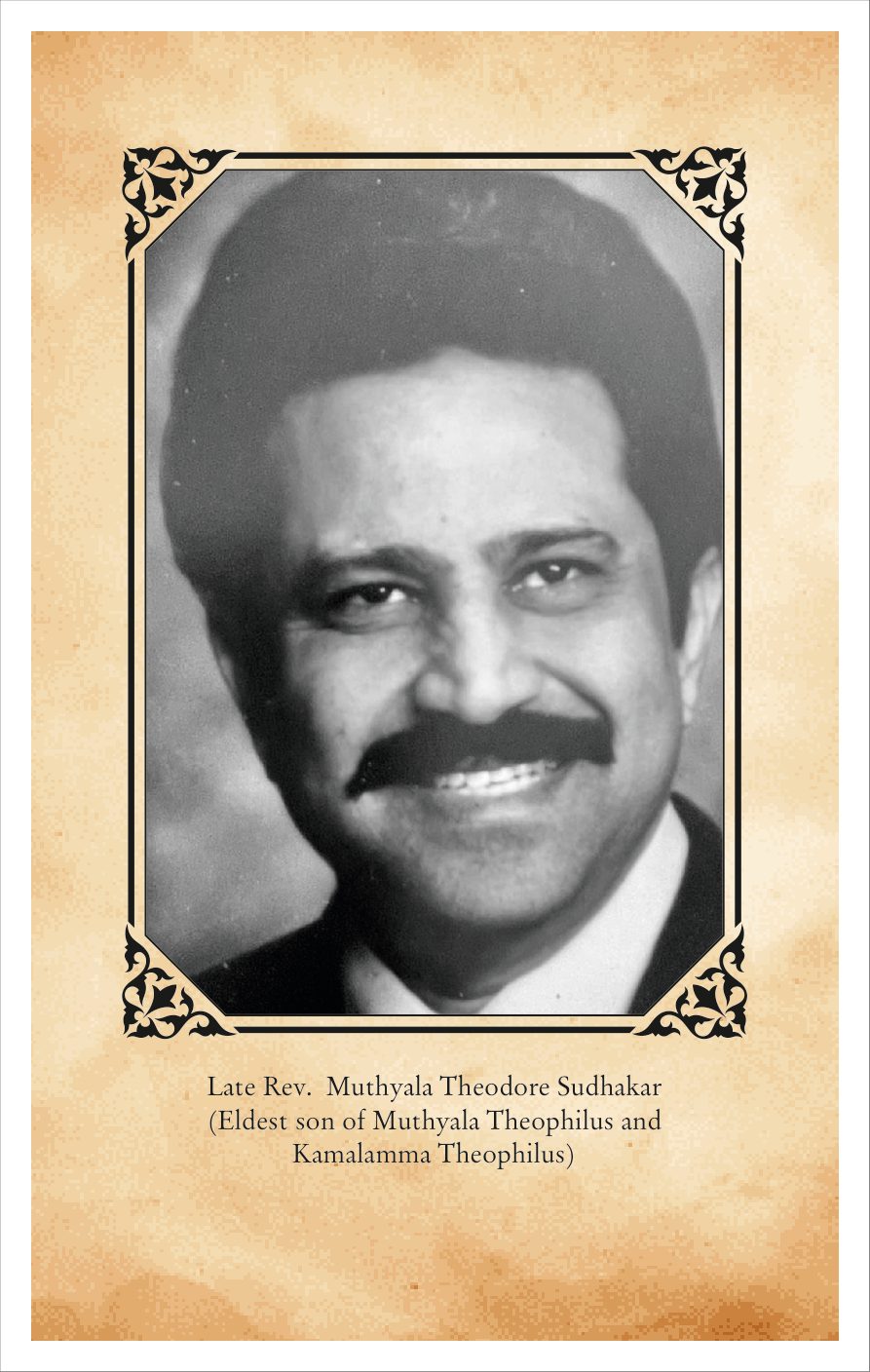 Late Rev. Muthyala Theodore Sudhakar