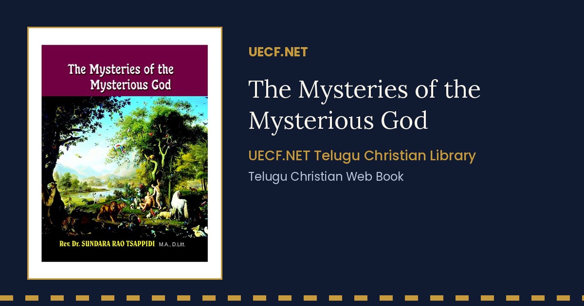 The Mysteries of the Mysterious God