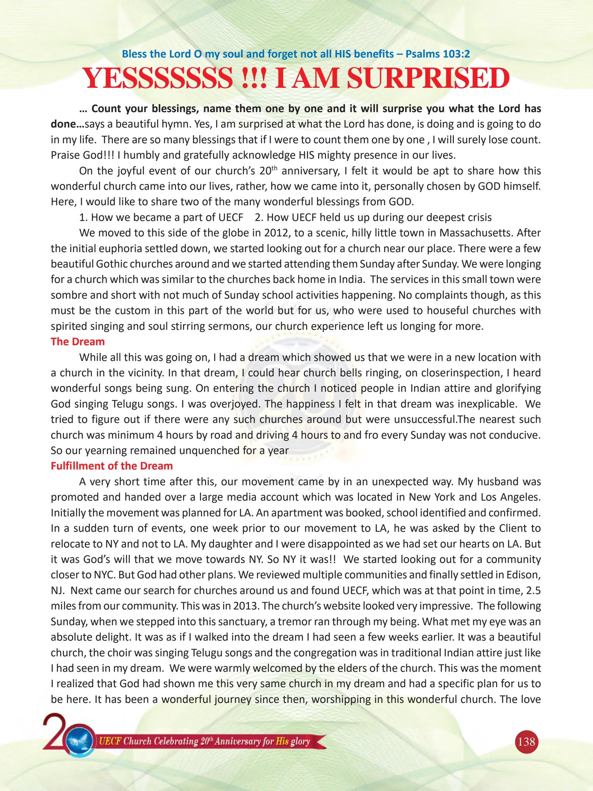 Yesssss! I Am Surprised — original souvenir page 138