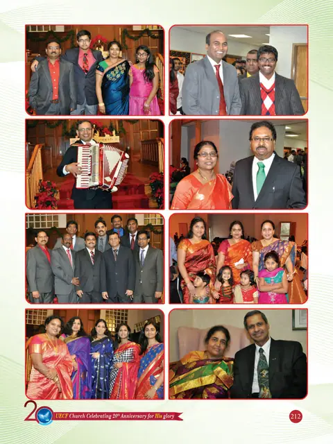 UECF families and events — souvenir page 212