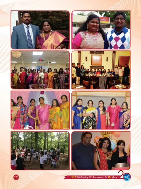 UECF families and events — souvenir page 223