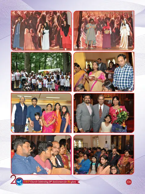 UECF families and events — souvenir page 226