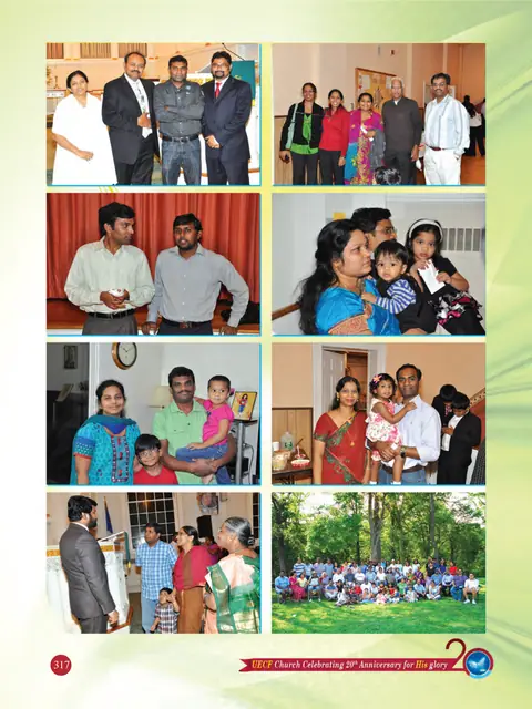 UECF families and events — souvenir page 317