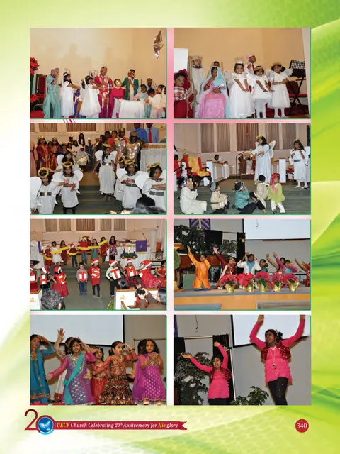 UECF families and events — souvenir page 340